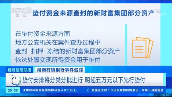 河南村镇银行从本金分批开展垫付到资金来源公布，期间发生了什么？