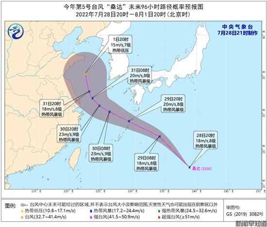 最新消息！今年热带风暴级的第5号台风“桑达”生成了，来势汹汹